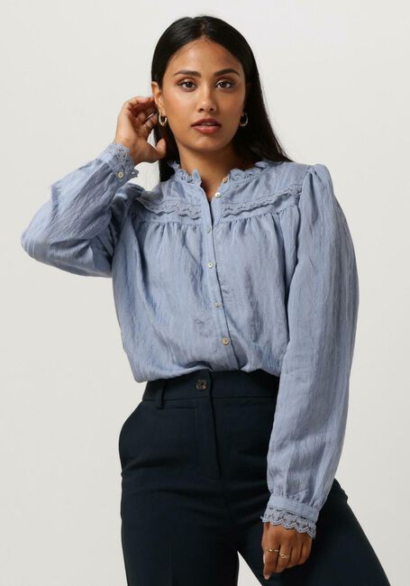 Hellblau LOLLYS LAUNDRY Blusen AIRLIE SHIRT - large