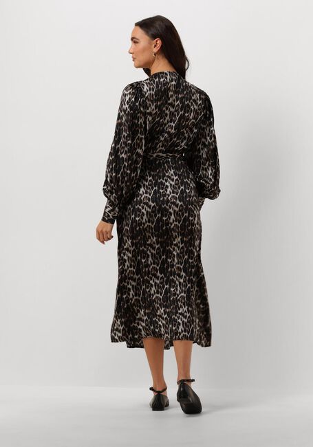 Braune CO'COUTURE Midikleid LEO LEO WRAP DRESS - large