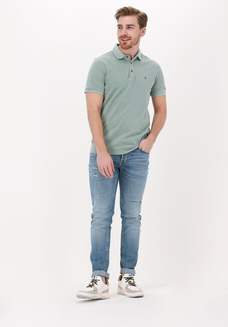 Gr&uuml;ne CAST IRON Polo-Shirt SHORT SLEEVE POLO COTTON GD PIQUE - large