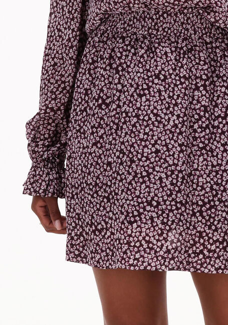 Cognacfarbene CATWALK JUNKIE Minirock SK DAWN FLOWERS - large
