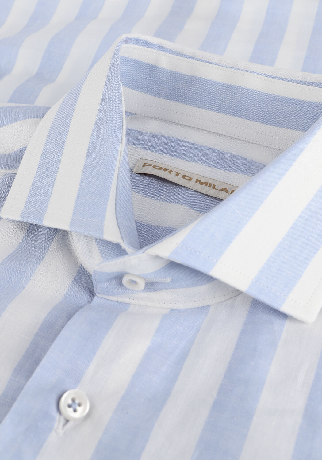 Hellblau PORTO MILANO Klassisches Oberhemd LAGOS - large