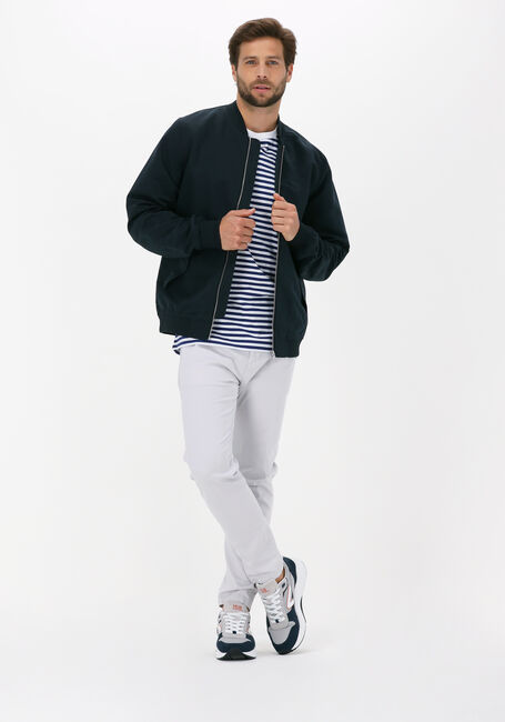 Blaue G-STAR RAW T-shirt STRIPE SLIM R T - large