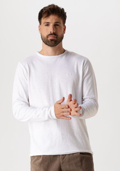 Weiße DSTREZZED Pullover NEWMAN CREW - large