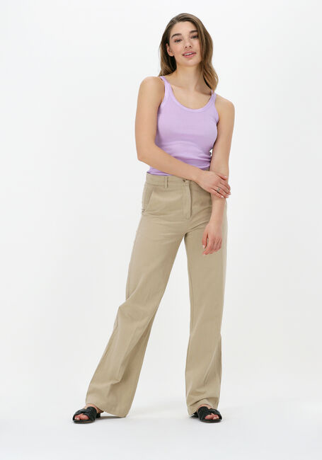 Sand CC HEART Weite Hose WIDE LINEN PANTS - large