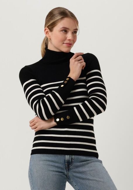 Schwarze VANESSA BRUNO Rollkragenpullover SOPHIE RUND NECK PULLOVER - large