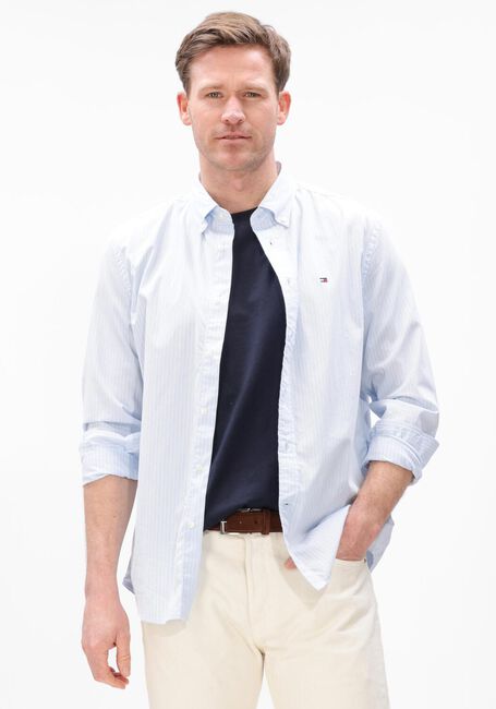 Hellblau TOMMY HILFIGER Casual-Oberhemd CORE HAIRLINE POPLIN RF SHIRT - large