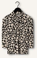 Schwarze VANILIA Blusen FLORAL POLO Schwarze VANILIA Blusen FLORAL POLO - medium