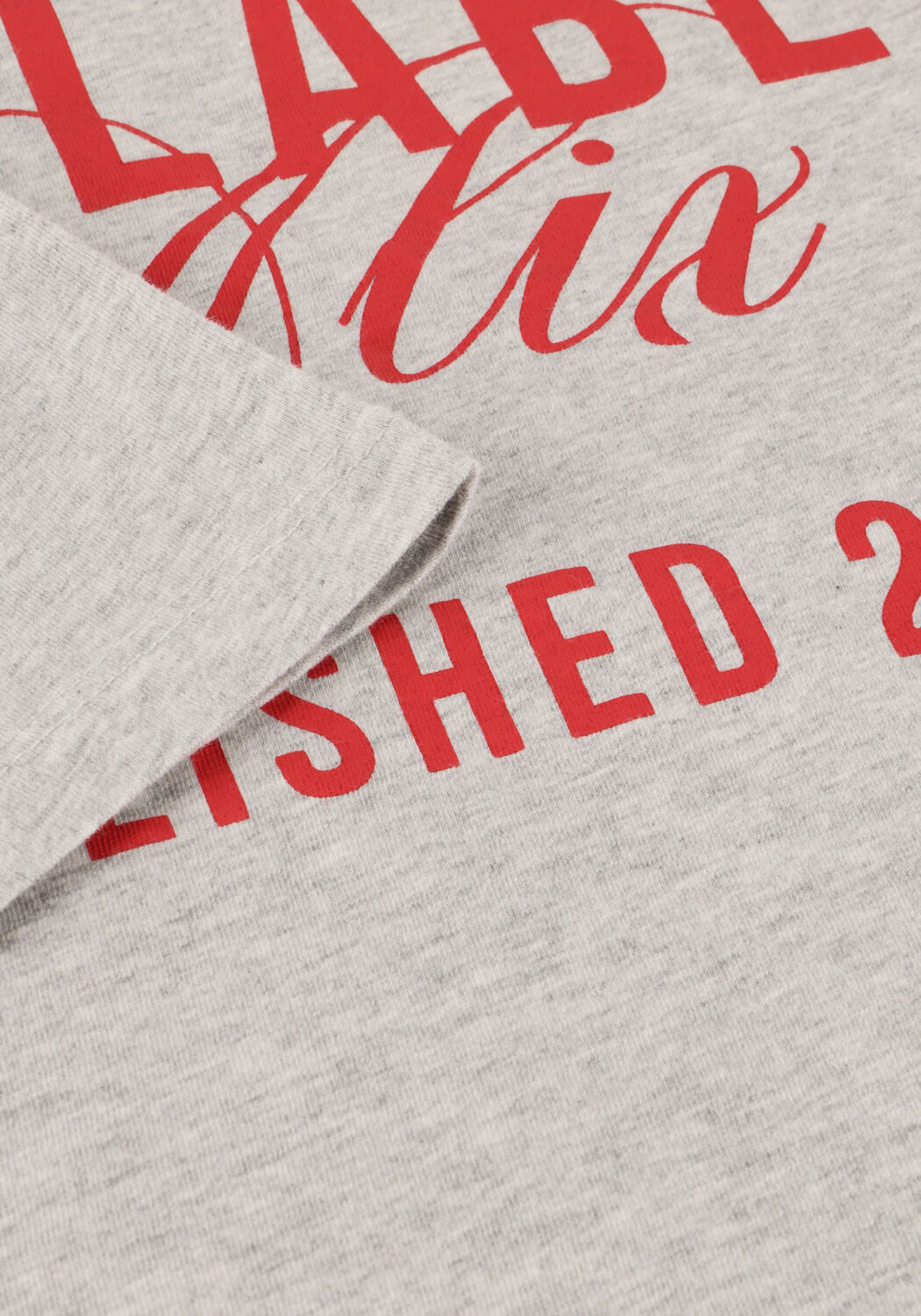 Hellgrau ALIX THE LABEL T-shirt LADIES KNITTED THE LABEL T-SHIRT - large