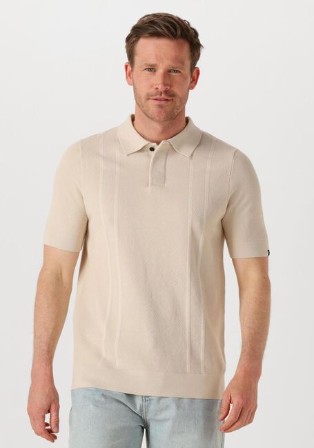 Beige BUTCHER OF BLUE Polo-Shirt RIPLEY KNIT POLO - large