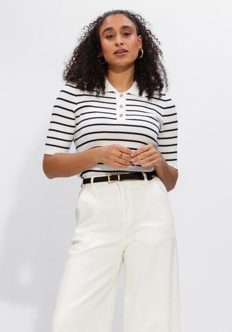 Nicht-gerade weiss AAIKO Top JULIA STRIPE VIS 302 - large