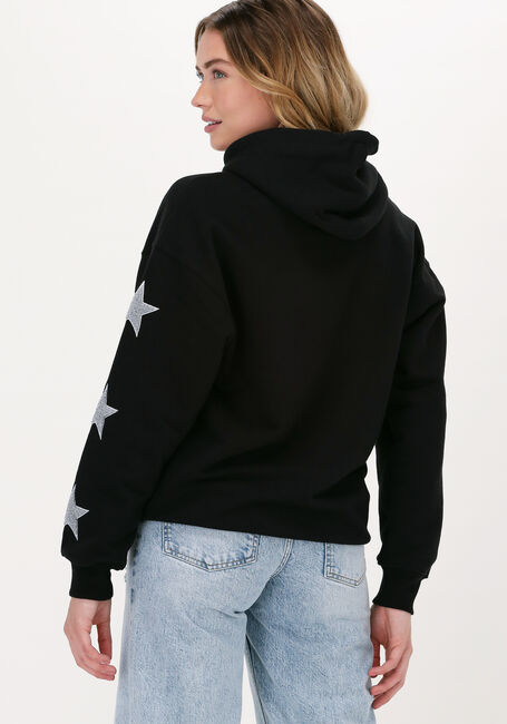 Schwarze COLOURFUL REBEL Sweatshirt STAR TOWELLING OVERSIZED HOODI - large