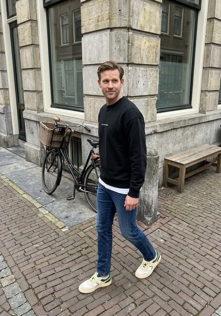 Dunkelgr&uuml;n SCOTCH & SODA Sweatshirt LOGO FRONT CHEST SWEATSHIRT - large