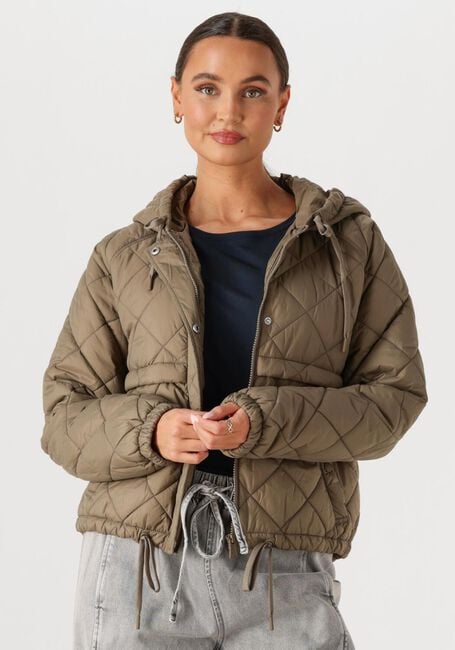 Khaki WITHBLACK Wattierte Jack WBLASTRID QUILTED JACKET - large
