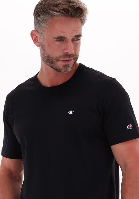 Schwarze CHAMPION T-shirt CREWNECK T-SHIRT 216545 - large