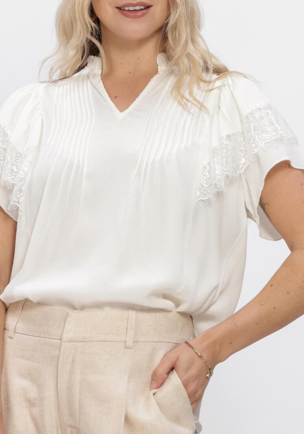 Wei&szlig;e MOS MOSH Blusen MMWEA FLOWISH BLOUSE - large