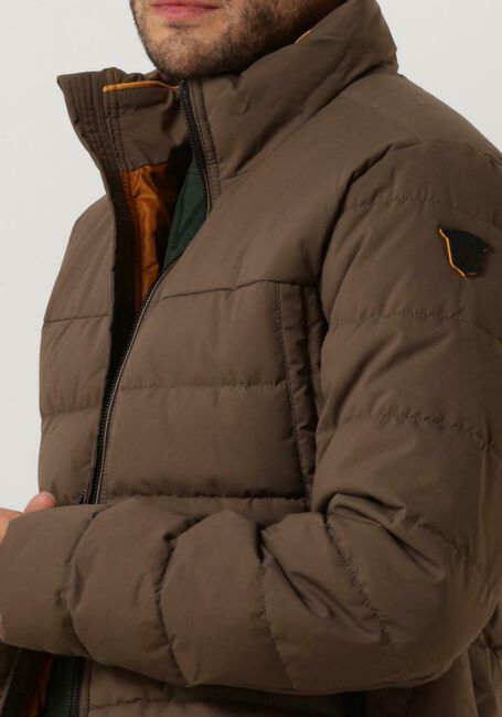 Braune PME LEGEND Wattierte Jack SHORT JACKET AIRGENEER PERFOR STRETCH - large
