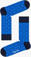 Blaue HAPPY SOCKS Socken LOVE LINE - medium