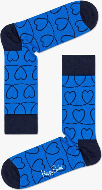 Blaue HAPPY SOCKS Socken LOVE LINE - large