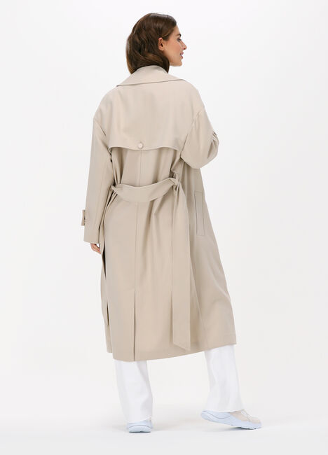 Sand SECOND FEMALE  SILVIA CLASSIC TRENCHCOAT - large