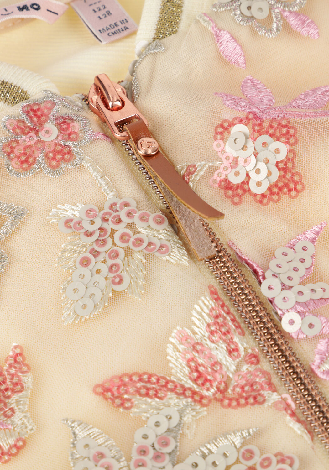 Ecru NONO Strickjacke DITA ZIP UP CARDIGAN - large