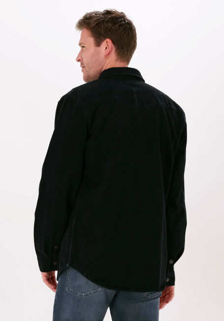 Schwarze COLOURFUL REBEL Overshirt MASON WASHED DENIM SHIRT - large
