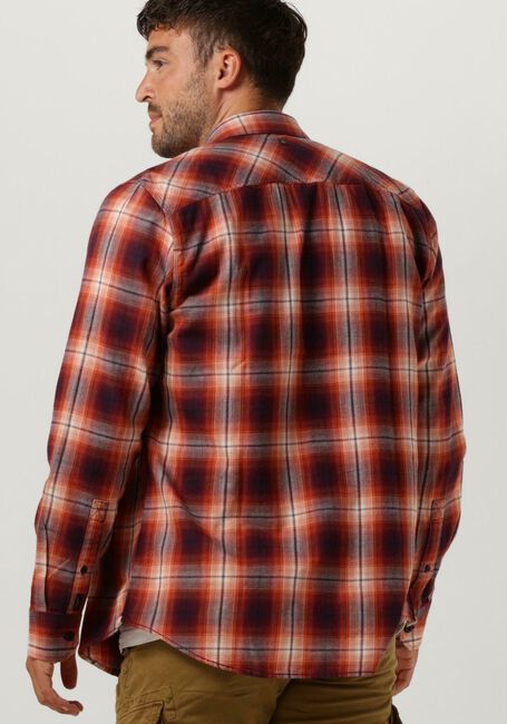 Rote PME LEGEND Casual-Oberhemd LONG SLEEVE SHIRT CTN TWILL CHECK - large