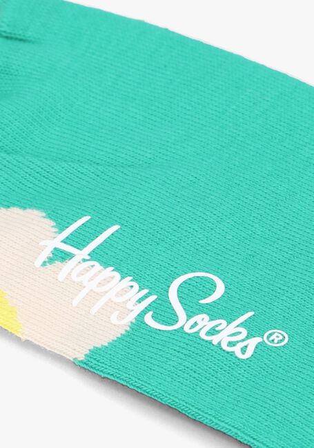 Grüne HAPPY SOCKS Socken SMILEY DAISY - large