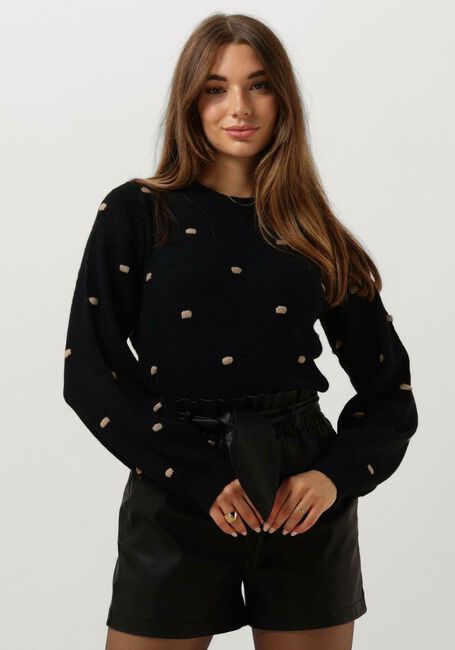 Schwarze OBJECT Pullover OBJEVE NOSIA L/S PULLOVER OAP - large