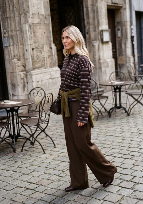 Mehrfarbige/Bunte GESTUZ Pullover & Cardigans GZPILOVA LS POLO TEE - large