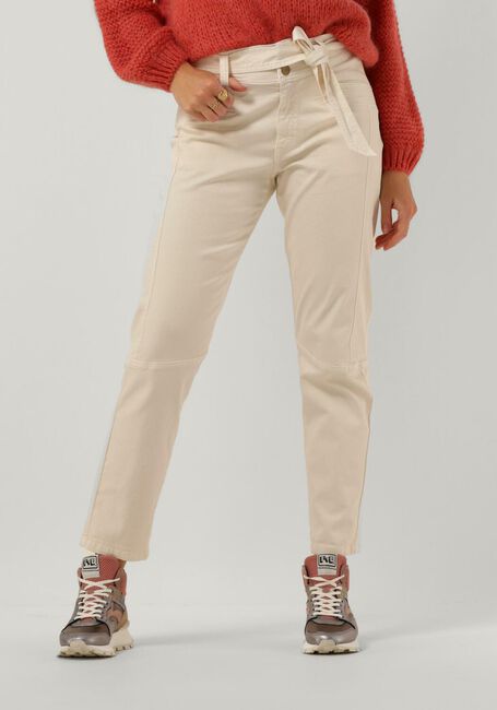 Weiße SUMMUM Slim fit jeans TAPERED PANTS PEACHY STRETCH TWILL MIX - large
