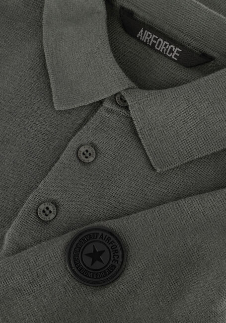 Grüne AIRFORCE Polo-Shirt VEB0765 - large