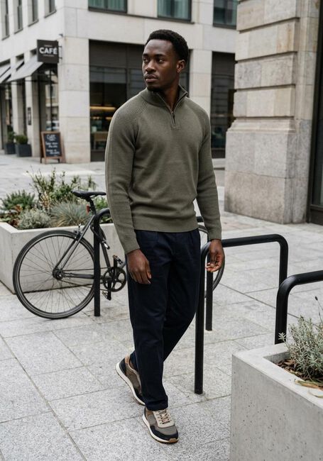 Dunkelblau PROFUOMO Chino TROUSER GD RLXCI - large