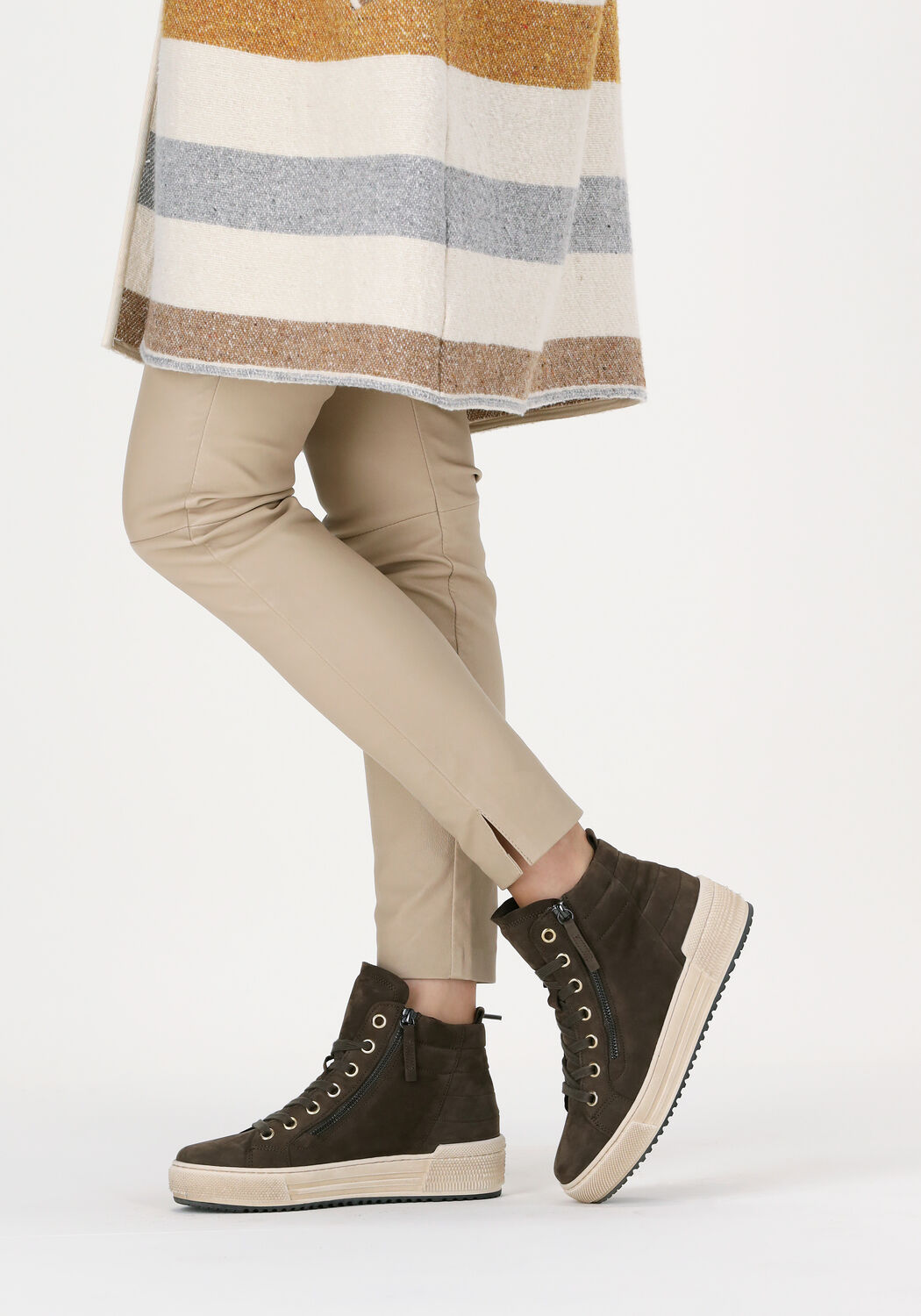 Braune GABOR Sneaker High 488 - large