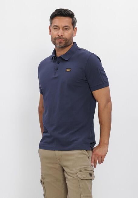 Blaue PME LEGEND Polo-Shirt TRACKWAY POLO - large
