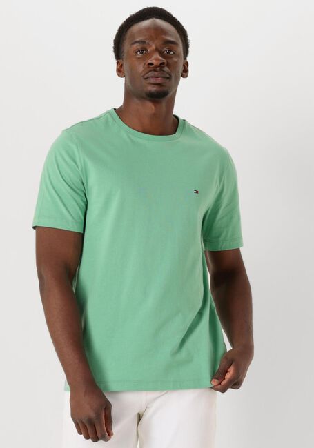 Grüne TOMMY HILFIGER T-shirt ESS SEASONAL REG FIT SOLID TEE - large