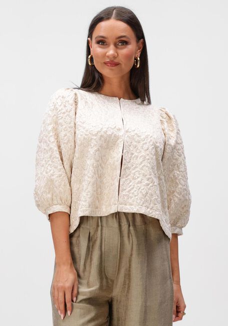 Creme BY-BAR Blusen MAURI CHEETAH BLOUSE - large