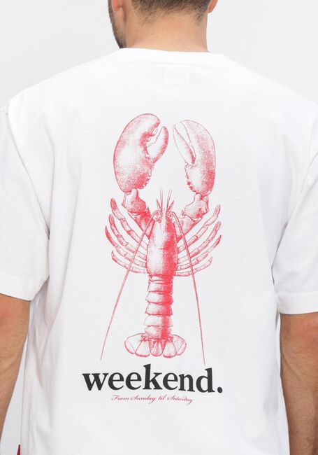 Wei&szlig;e POCKIES T-shirt LOBSTER WEEKEND TEE - large