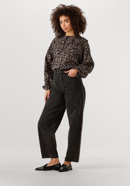 Braune BY-BAR Blusen GIA LEO BLOUSE - large