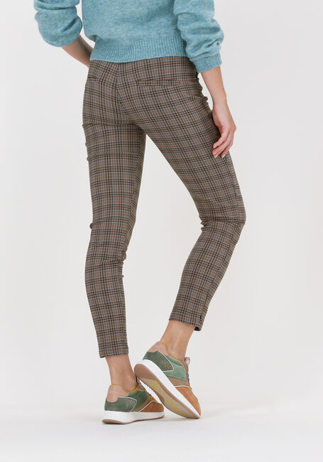 Braune MINUS Hose NEW CARMA CHECK 7/8 PANTS - large