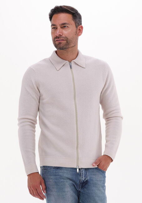Beige SELECTED HOMME Strickjacke BELO LS KNIT ZIP CARDIGAN - large