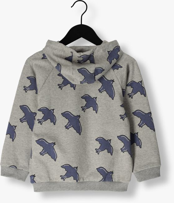 Graue CARLIJNQ Sweatshirt FREE LIKE A BIRD - HOODIE SWEATER - large