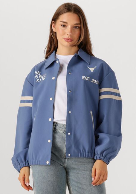 Hellblau ALIX THE LABEL Jack LADIES WOVEN SPORT BOMBER - large