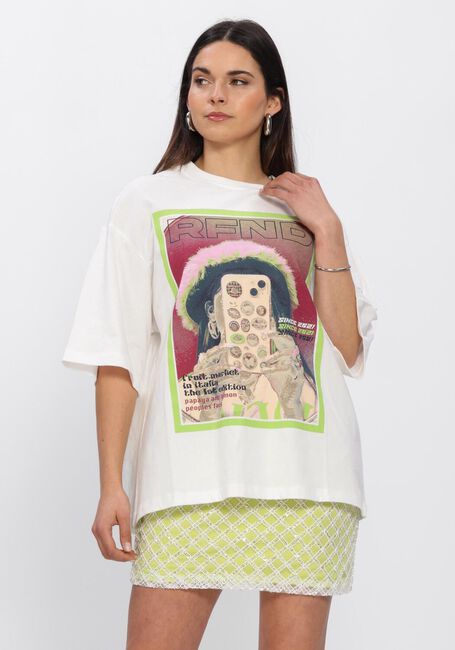 Wei&szlig;e REFINED DEPARTMENT T-shirt LOUI - large