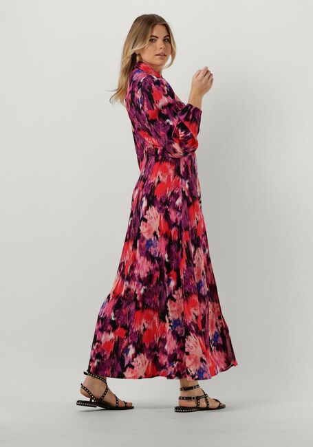 Mehrfarbige/Bunte Y.A.S. Maxikleid YASLULU LS LONG SHIRT DRESS S. - large