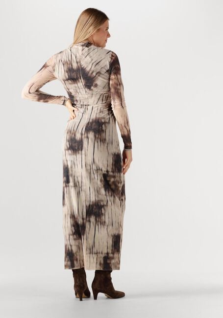 Braune NEO NOIR Maxikleid ONESSA FADED MESH DRESS - large