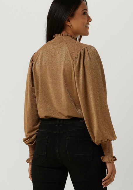 Goldfarbene MOS MOSH Blusen KALIVA LS BLOUSE - large