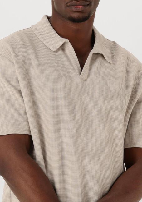 Beige PURE PATH Polo-Shirt LOOSE FIT POLO SS T-SHIRTS - large