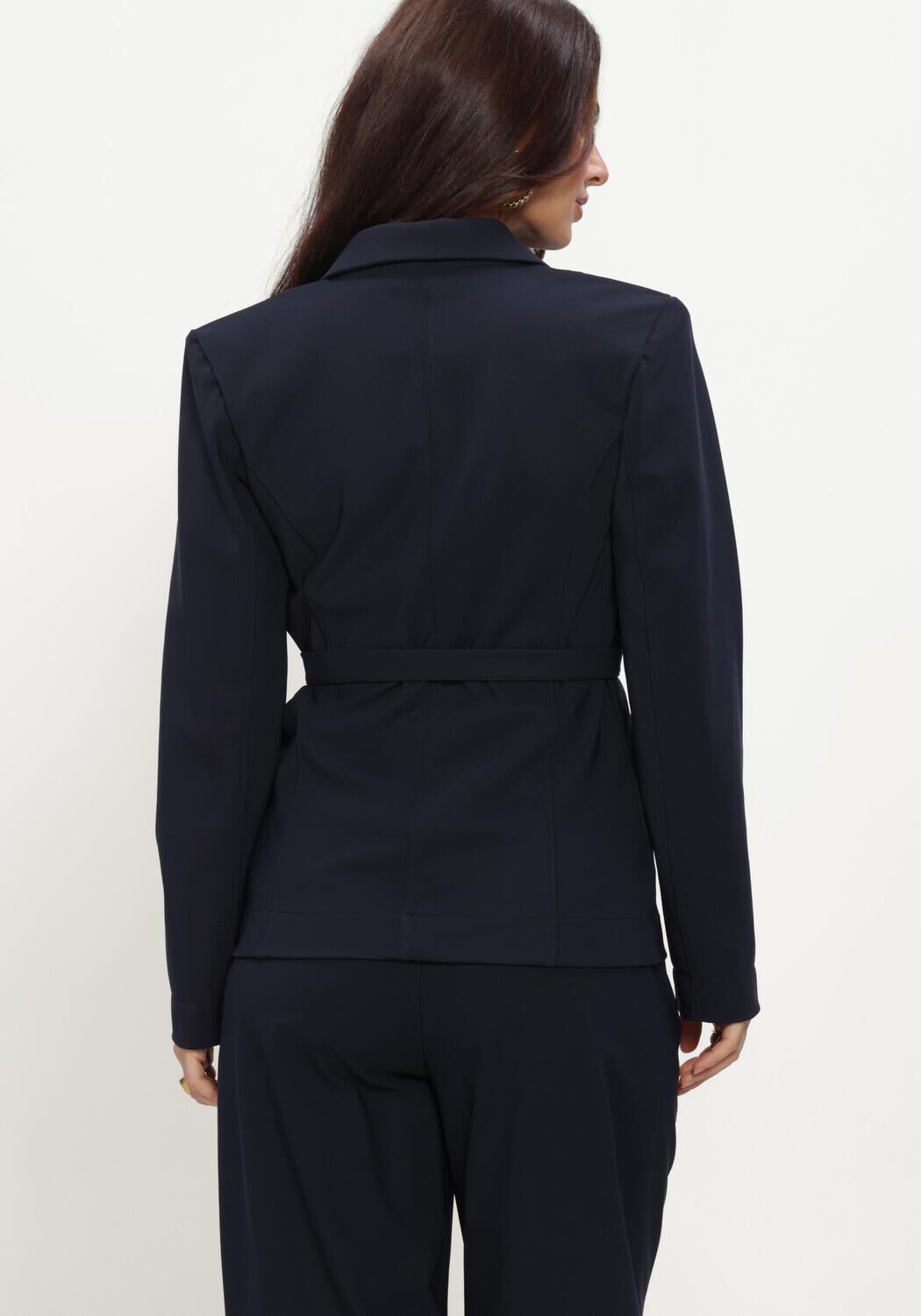 Dunkelblau STUDIO ANNELOES Blazer Elin bonded blazer - large