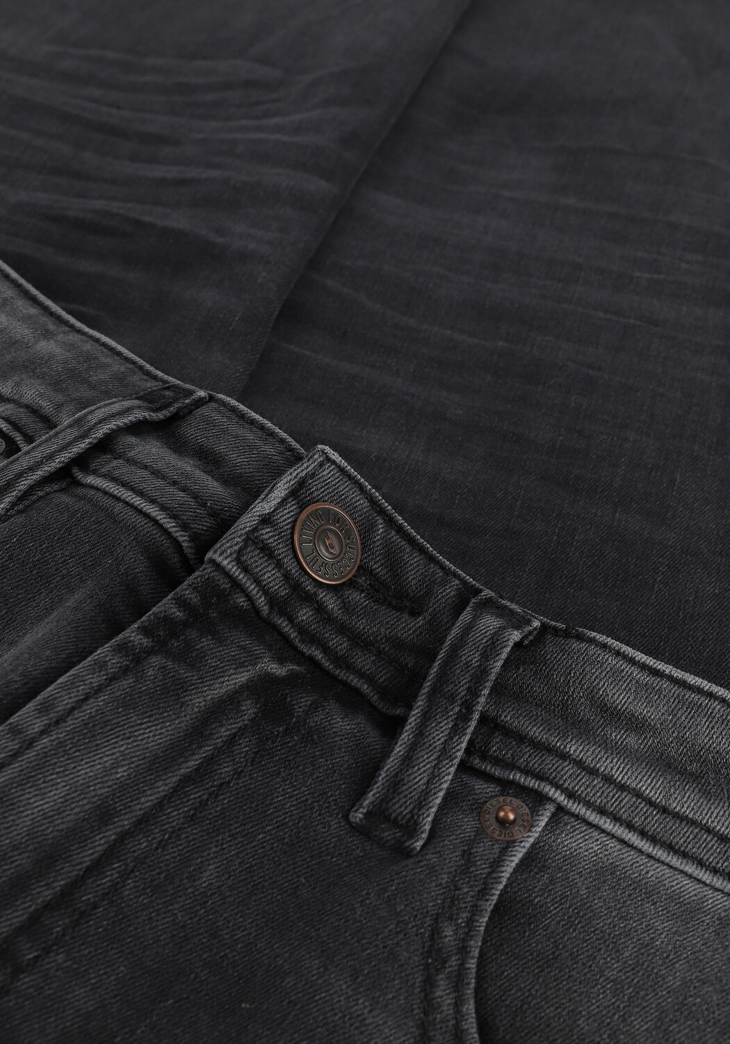 Dunkelgrau DIESEL Straight leg jeans 2004 D-JOY - large