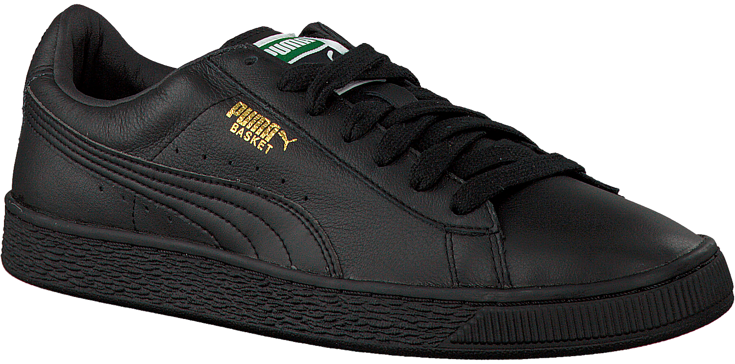 puma basket black